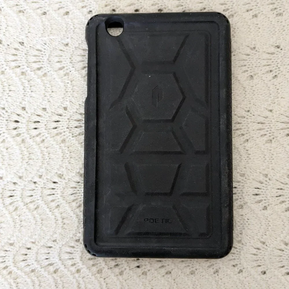 Poetic Turtle Skin Case for Amazon Fire 7 Tablet - Black - Silicone